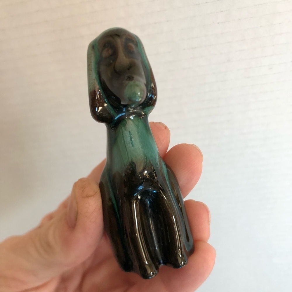 Vtg Blue Mountain Pottery Miniature Dog Figurine - Picture 7 of 13